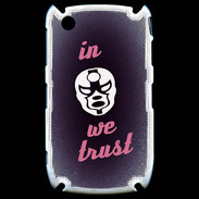 Coque Blackberry 8520 In Catch We trust Rouge ZG