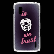 Coque LG Nexus 4 In Catch We trust Rouge ZG