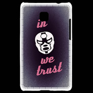 Coque LG Optimus L3 II In Catch We trust Rouge ZG