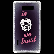 Coque LG Optimus L7 In Catch We trust Rouge ZG