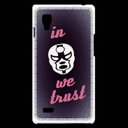 Coque LG Optimus L9 In Catch We trust Rouge ZG