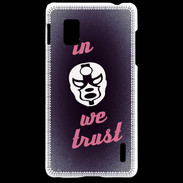 Coque LG Optimus G In Catch We trust Rouge ZG