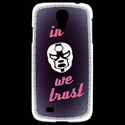 Coque Samsung Galaxy S4 In Catch We trust Rouge ZG