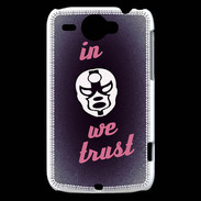 Coque HTC Wildfire G8 In Catch We trust Rouge ZG
