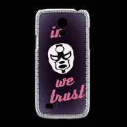 Coque Samsung Galaxy S4mini In Catch We trust Rouge ZG