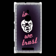 Coque Nokia Lumia 925 In Catch We trust Rouge ZG