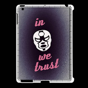 Coque iPad 2/3 In Catch We trust Rouge ZG