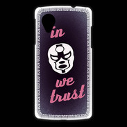 Coque LG Nexus 5 In Catch We trust Rouge ZG