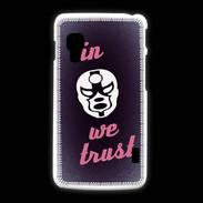 Coque LG L5 2 In Catch We trust Rouge ZG