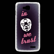 Coque LG L90 In Catch We trust Rouge ZG