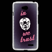 Coque LG L70 In Catch We trust Rouge ZG