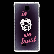 Coque LG F5 In Catch We trust Rouge ZG