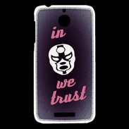 Coque HTC Desire 510 In Catch We trust Rouge ZG