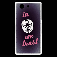 Coque Sony Xperia Z3 Compact In Catch We trust Rouge ZG