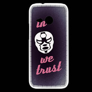 Coque HTC One Mini 2 In Catch We trust Rouge ZG