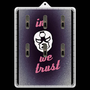 Porte clés In Catch We trust Rouge ZG