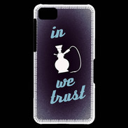 Coque Blackberry Z10 In Chicha We trust Bleu ZG