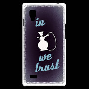 Coque LG Optimus L9 In Chicha We trust Bleu ZG