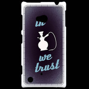 Coque Nokia Lumia 720 In Chicha We trust Bleu ZG