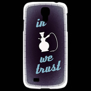 Coque Samsung Galaxy S4 In Chicha We trust Bleu ZG
