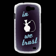 Coque Samsung Galaxy Express In Chicha We trust Bleu ZG