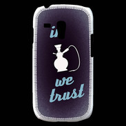 Coque Samsung Galaxy S3 Mini In Chicha We trust Bleu ZG