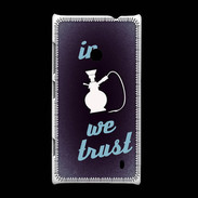 Coque Nokia Lumia 520 In Chicha We trust Bleu ZG
