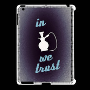 Coque iPad 2/3 In Chicha We trust Bleu ZG