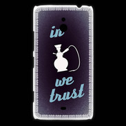 Coque Nokia Lumia 1320 In Chicha We trust Bleu ZG