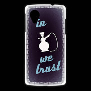 Coque LG Nexus 5 In Chicha We trust Bleu ZG
