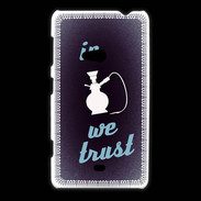 Coque Nokia Lumia 625 In Chicha We trust Bleu ZG