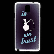 Coque Samsung Galaxy Note 3 In Chicha We trust Bleu ZG