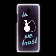 Coque HTC One Mini In Chicha We trust Bleu ZG