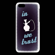 Coque iPhone 5C In Chicha We trust Bleu ZG