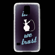 Coque Samsung Galaxy S5 In Chicha We trust Bleu ZG
