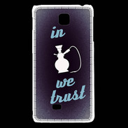 Coque LG F5 In Chicha We trust Bleu ZG