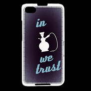 Coque Blackberry Z30 In Chicha We trust Bleu ZG