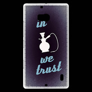 Coque Nokia Lumia 930 In Chicha We trust Bleu ZG