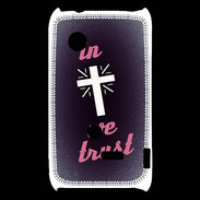 Coque Sony Xperia Typo In Christ We trust Rouge ZG
