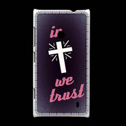Coque Nokia Lumia 520 In Christ We trust Rouge ZG