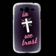 Coque Samsung Galaxy Grand In Christ We trust Rouge ZG