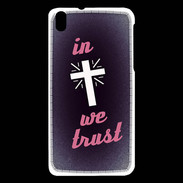Coque HTC Desire 816 In Christ We trust Rouge ZG
