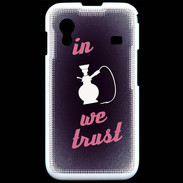 Coque Samsung ACE S5830 In Chicha We trust Rouge ZG