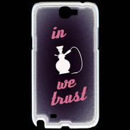 Coque Samsung Galaxy Note 2 In Chicha We trust Rouge ZG