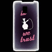 Coque LG P990 In Chicha We trust Rouge ZG