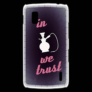 Coque LG Nexus 4 In Chicha We trust Rouge ZG