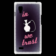 Coque LG Optimus L9 In Chicha We trust Rouge ZG