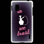 Coque LG Optimus G In Chicha We trust Rouge ZG