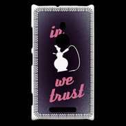 Coque Nokia Lumia 925 In Chicha We trust Rouge ZG