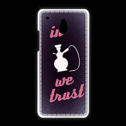Coque HTC One Mini In Chicha We trust Rouge ZG